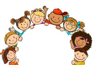 depositphotos 21556351 stock illustration children together with paper round تقویت خودباوری و اعتماد به نفس