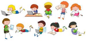 children reading writing different styles 260nw 284926100 e1629093337650 بازی به دروغ من گوش بده !